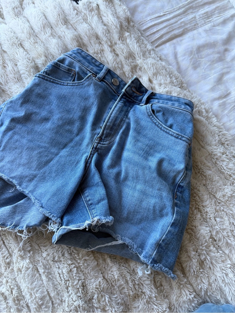 Express denim shorts